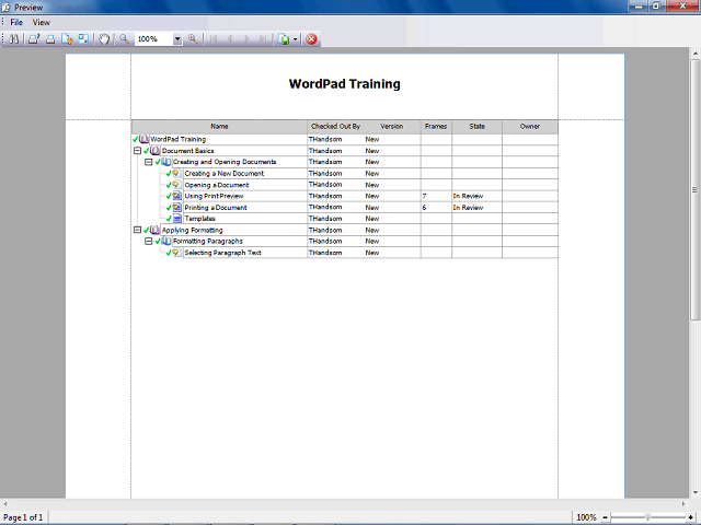 Screen image of this step