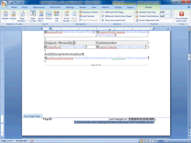 Screen image of this step