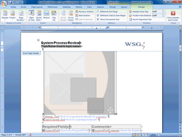 Screen image of this step