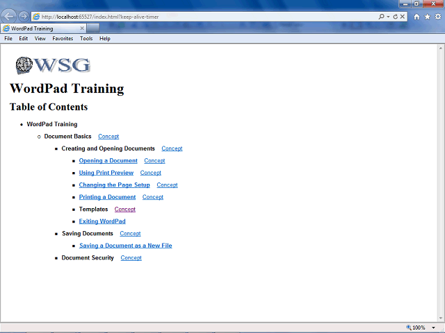 Screen image of this step