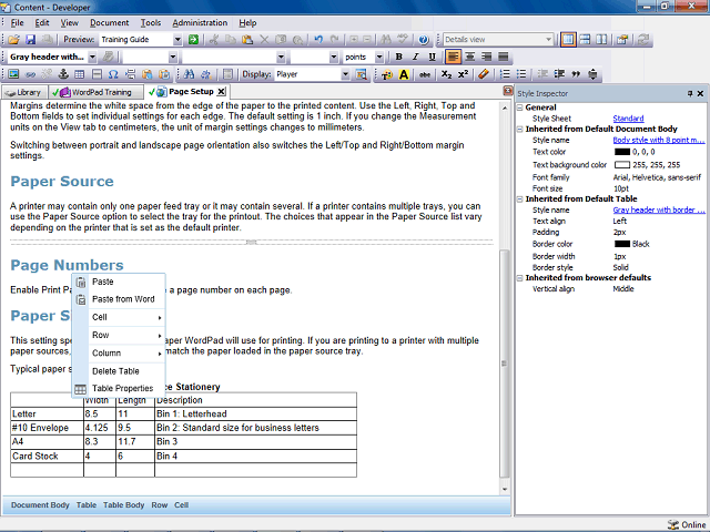 Screen image of this step