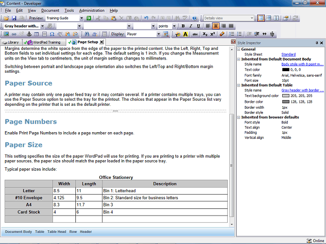 Screen image of this step