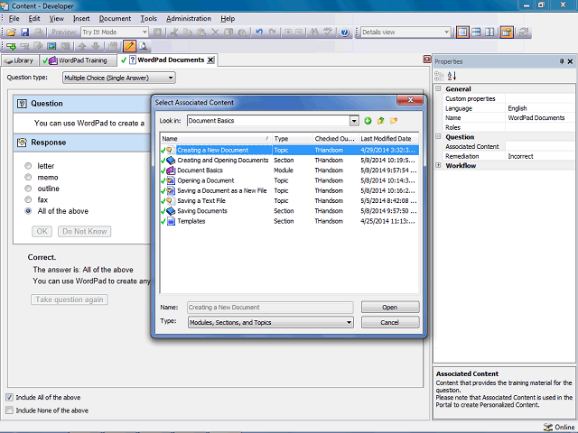 Screen image of this step