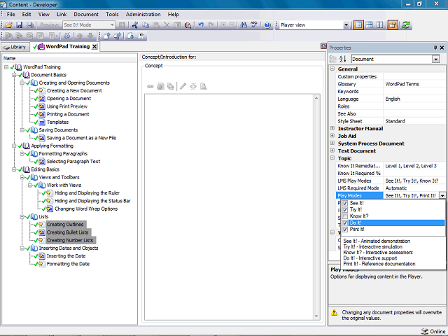 Screen image of this step