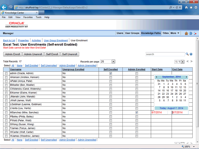 Screen image of this step
