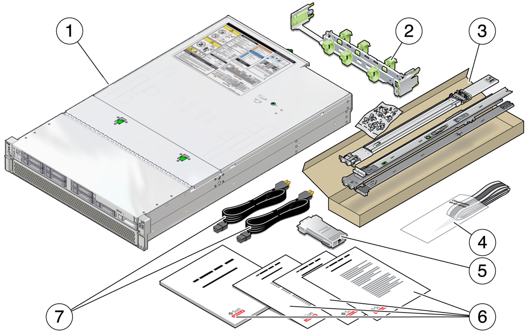 image:Figure showing the commonly shipping components.