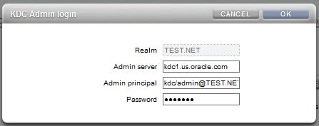 image:image of BUI screen with KDC admin login properties