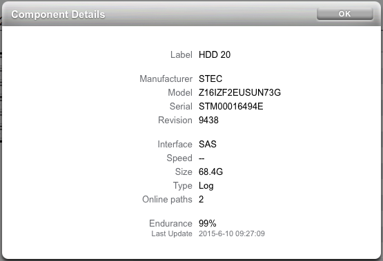 image:The image shows the HDD component details.