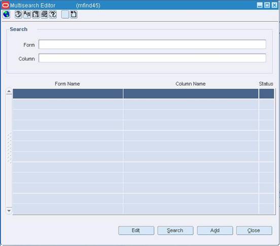 Multisearch Edit Window