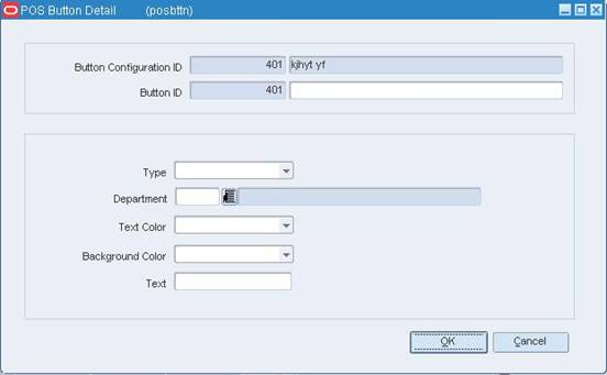 POS Button Detail window