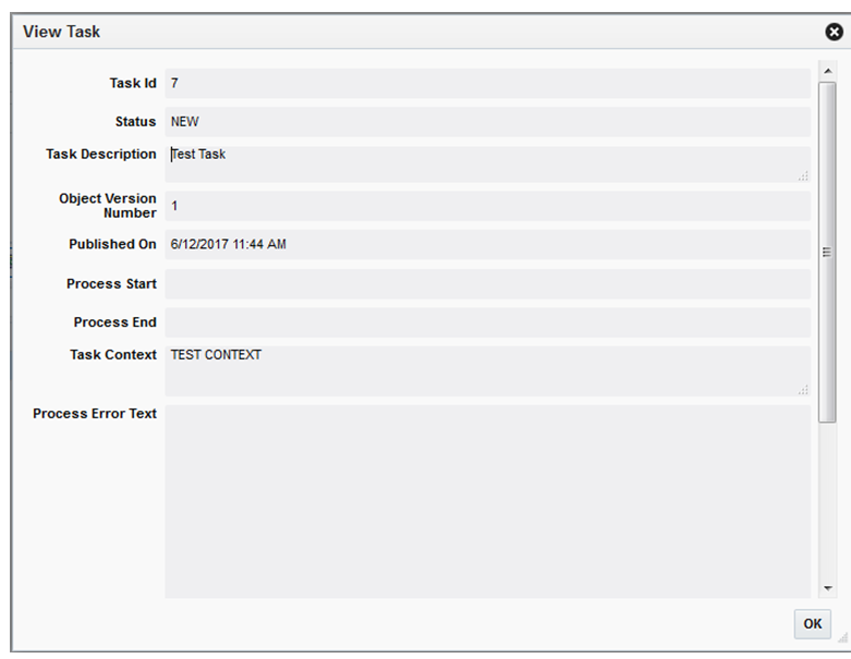 Asynchronous View Task Dialog