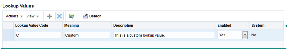 Delete Lookup Value