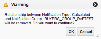 Delete Notification Group Confirmation Dialog