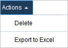 Actions Menu Details section
