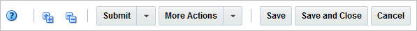 Contract toolbar