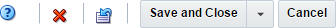 Manage Pack Template toolbar