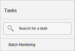 Tasks Menu