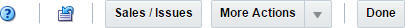 Inventory by Location toolbar