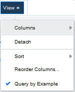 View Menu Fulfillment section