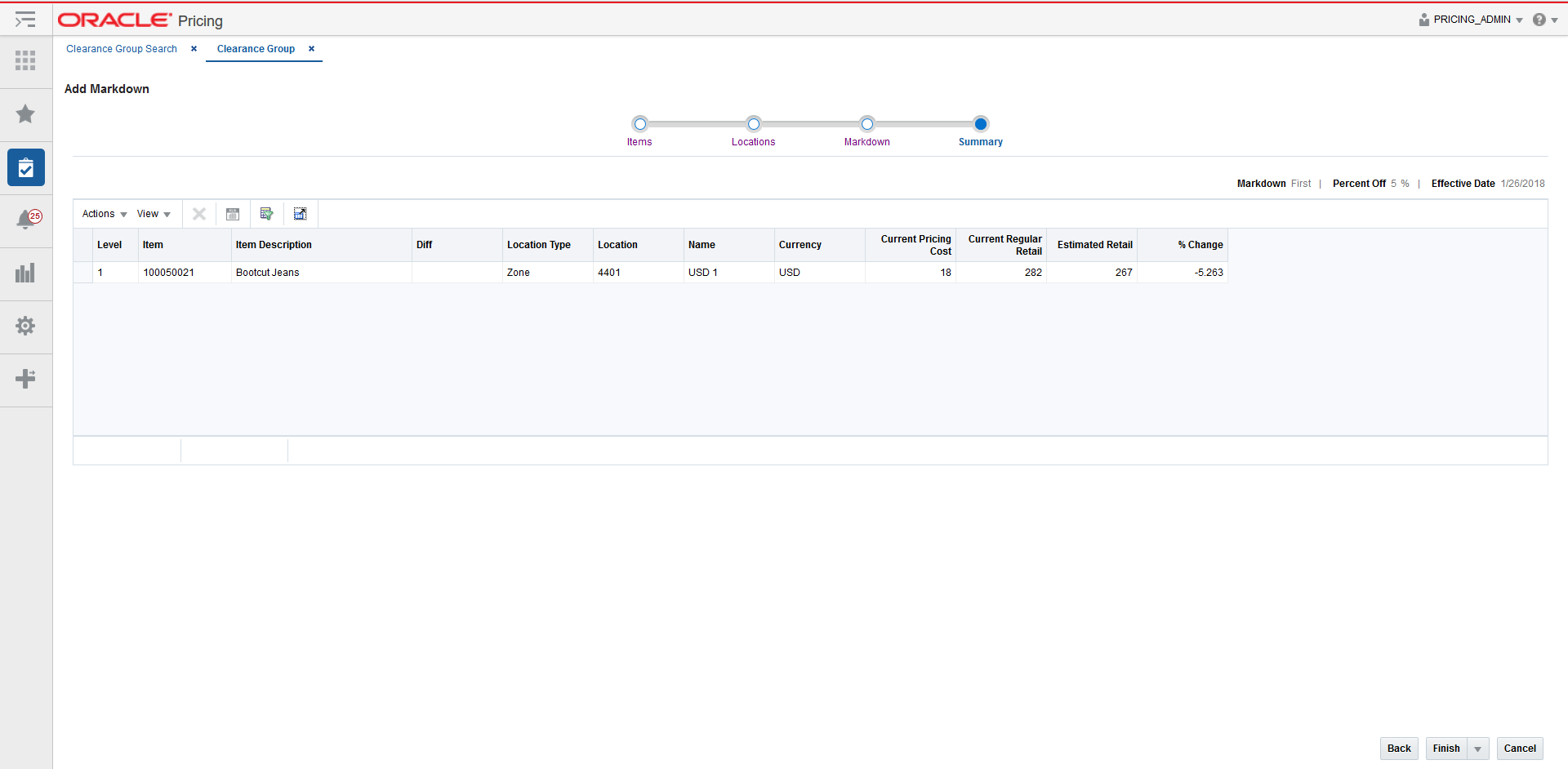 Add markdown summary page
