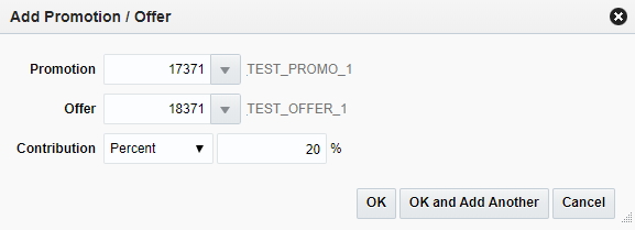 Add Promotion Pop-up for Vendor Funded Promotion