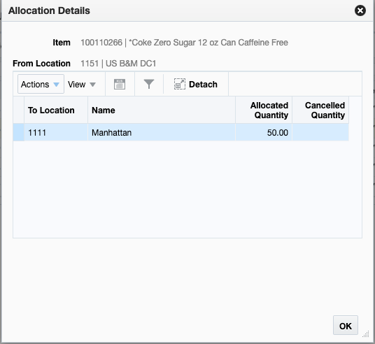 Allocation Details