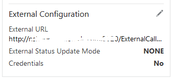 External Configurations