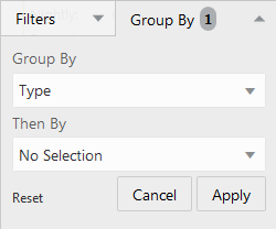 Grouping Panel