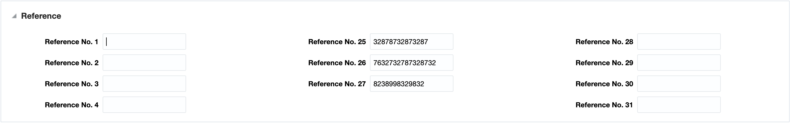 Reference Section on the Transaction Maintenance Window