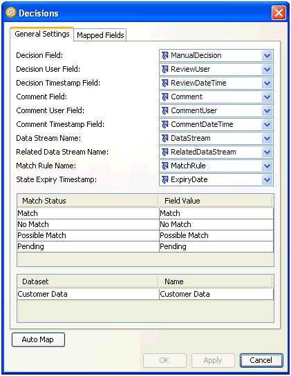 Importing Match Decision Data