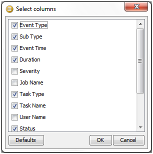 Select Columns