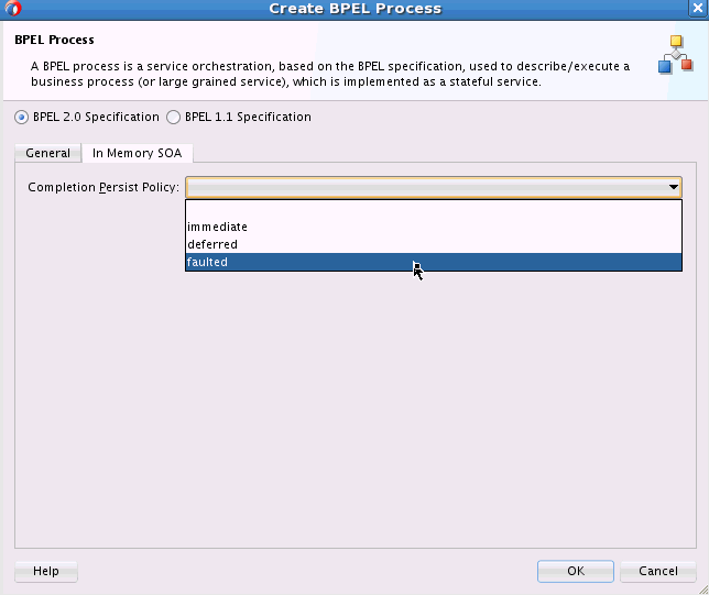 「メモリー内SOA」タブ