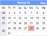 This image shows the current date.