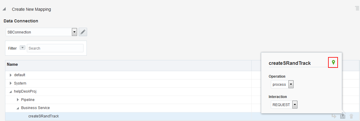 Service Busビジネス・サービスへのマップ