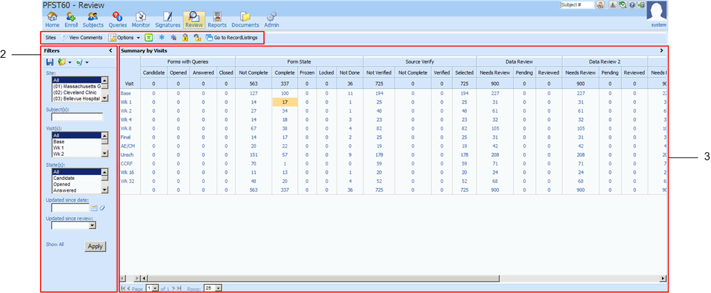 Graphic. Data Viewer Summary View components. Surrounding text describes 206587.bmp.