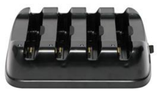 This figure shows the 4-Bay Battery Charger for the Oracle MICROS Tablet 700 Series.