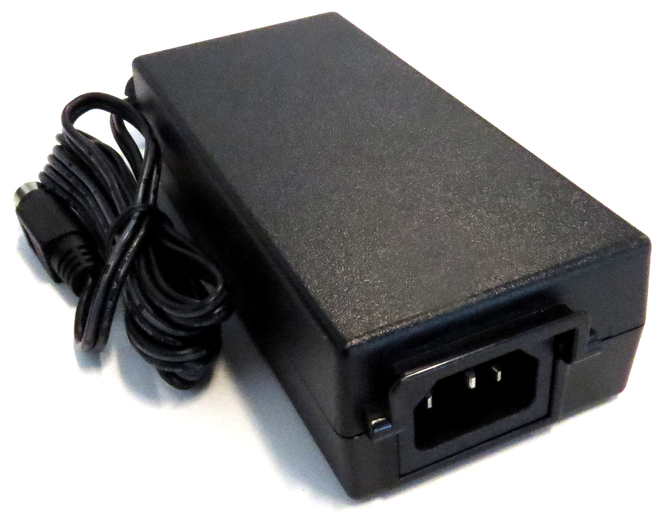 This image shows the External Power Supply for Oracle MICROS Compact Workstation 3 Series.