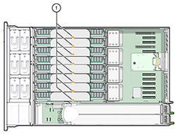 image:メモリーライザーカードを取り外す方法を示す図