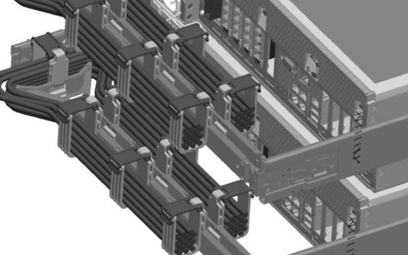 Guías para cableado en armario Rack