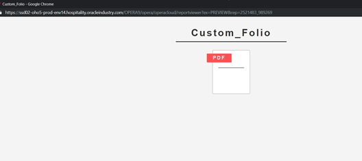 This figure shows the custom folio PDF.