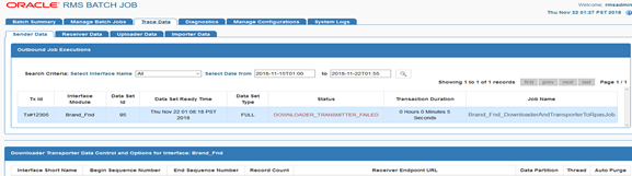 trace data sender