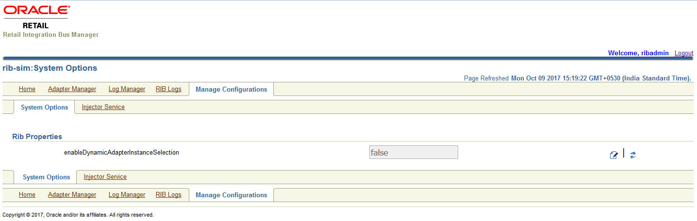 System Options
