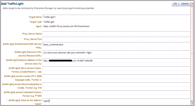 TrafficLightターゲットの追加