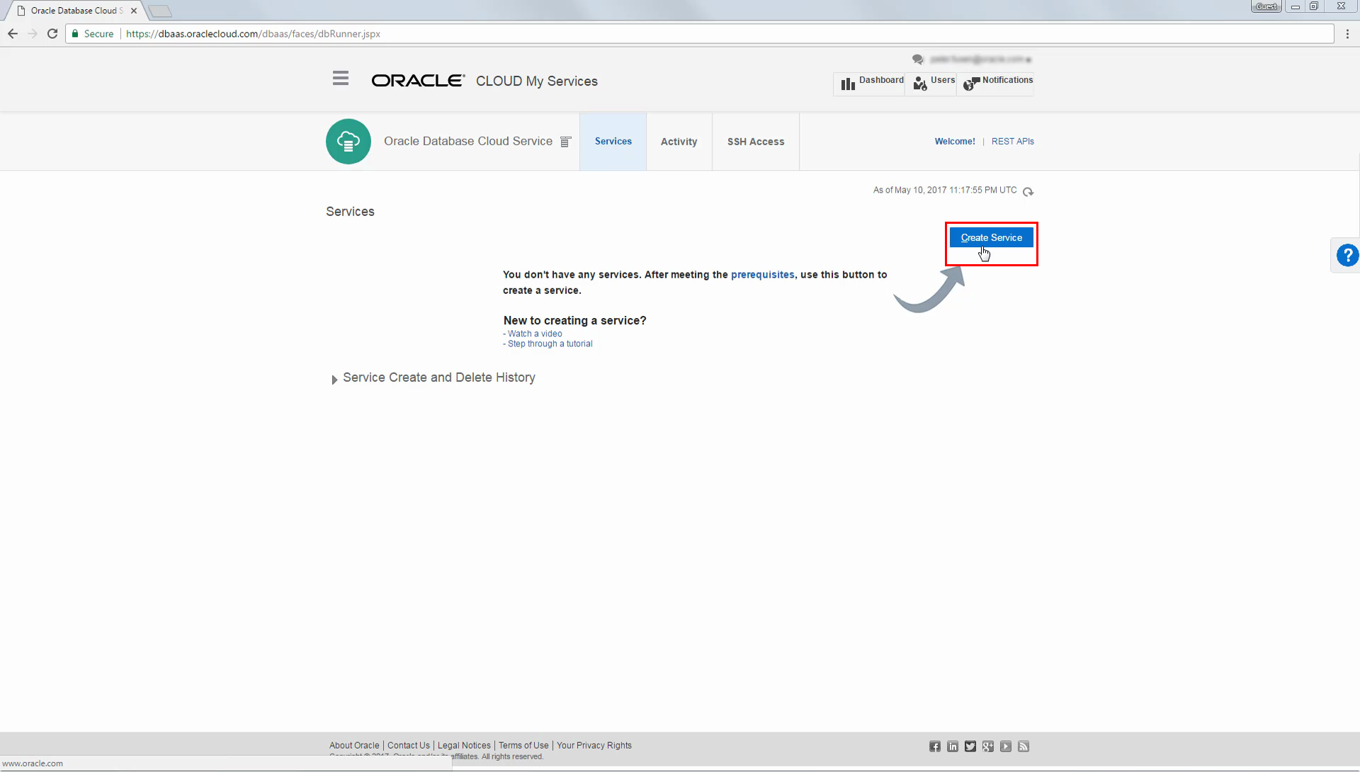 Create a database deployment