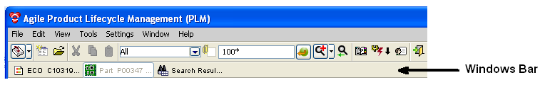 Optional windows bar, Java Client