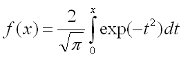 eq of error function