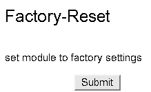 image:Figure showing the factory reset Submit button.