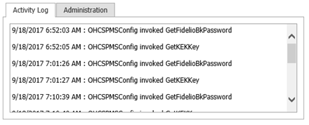 This figure shows the server logs for a successful secure client connection.