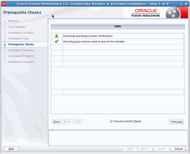 Prerequisite Checks Prerequisite Checks