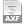 Ícono de metadatos de AXF